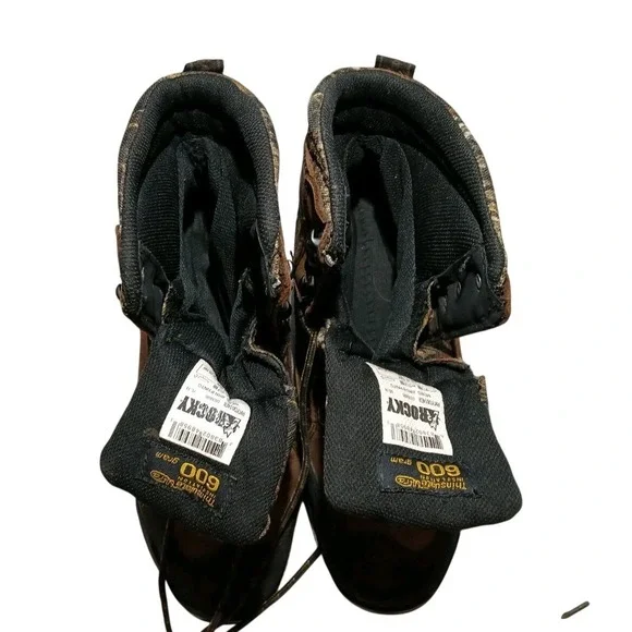 Rocky Core 600G Insulated Men 8.5 W Camo Gore-Tex Waterproof Hunting Boot #1454 - Picture 11 of 11